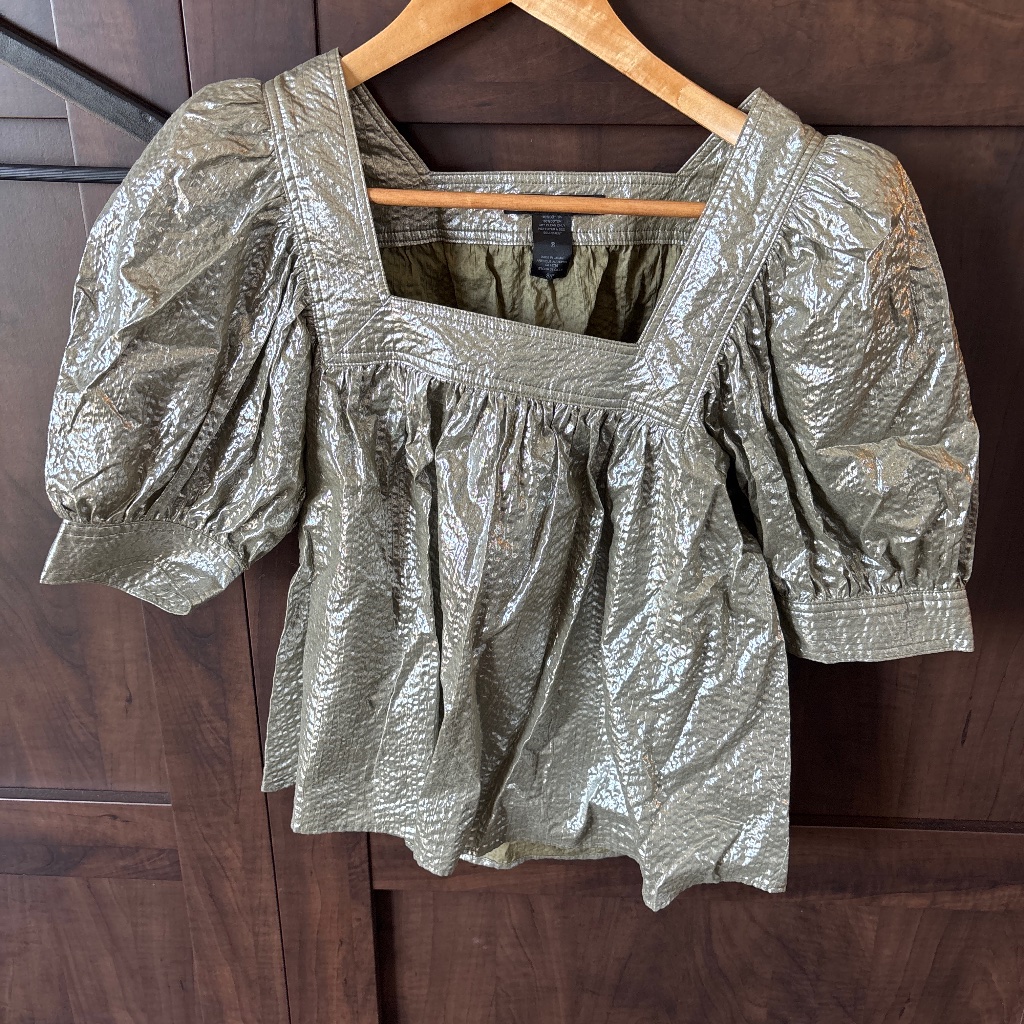 Smythe Gold Cotten Blouse